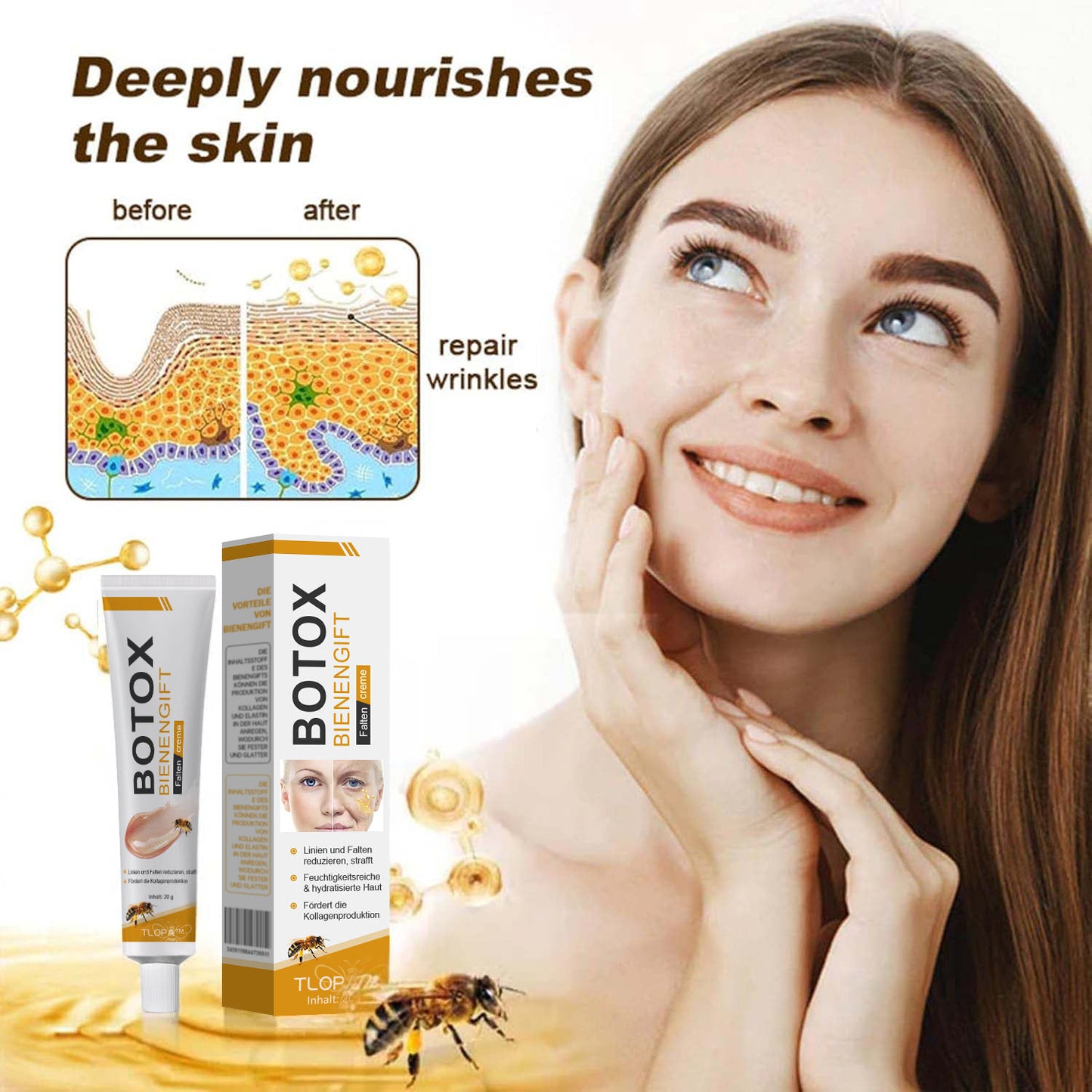 TLOPA® 🌿 Botox Bee Venom Wrinkle Removal Cream